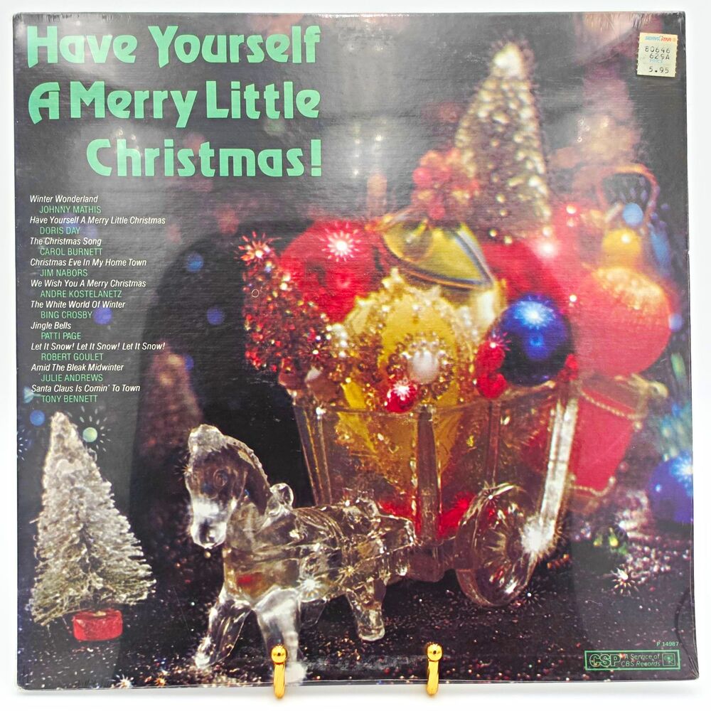 SEALED CBS Records "Have Yourself A Merry Little Christmas!" Holiday Vinyl LP